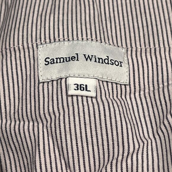 Samuel Windsor Pants Mens 36 Red Corduroy 33 Inseam Chino Trouser Business - Picture 3 of 11